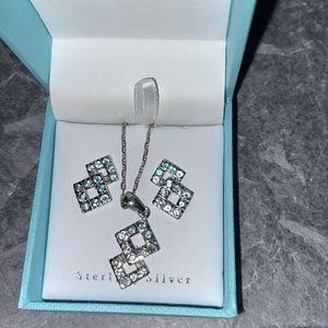 contessa di capri necklace and earring set